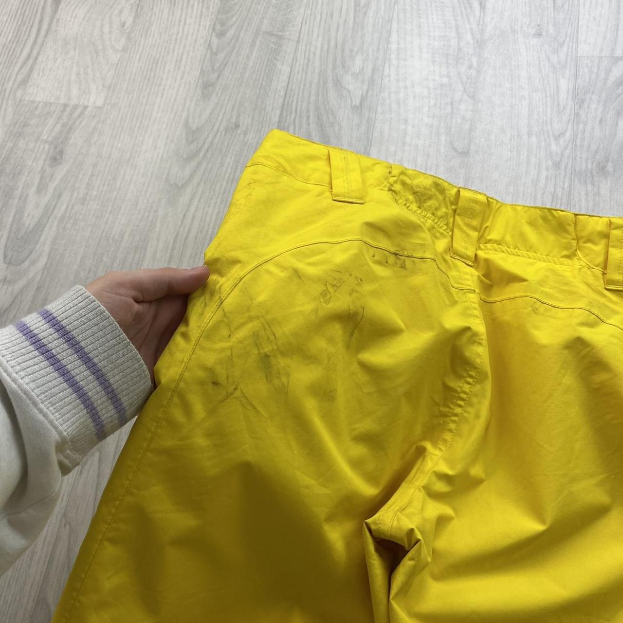 VINTAGE Y2K NIKE ACG BAGGY SKI PANTS SALOPETTES YELLOW