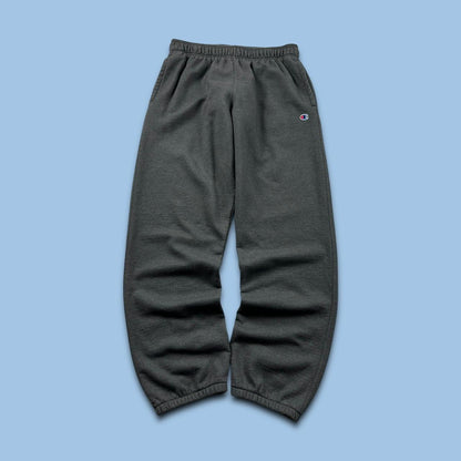 VINTAGE 00s CHAMPION BAGGY COTTON SWEATPANTS CHARCOAL GREY