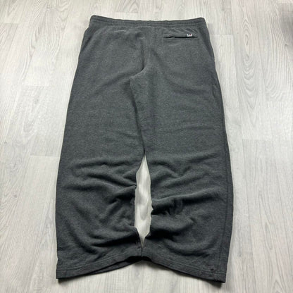 VINTAGE Y2K RUSSELL ATHLETIC BAGGY COTTON SWEATPANTS CHARCOAL GREY