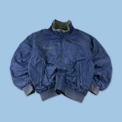 VINTAGE 00s COLUMBIA UTILITY BOMBER JACKET NAVY