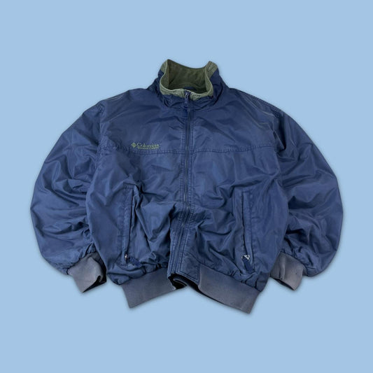 VINTAGE 00s COLUMBIA UTILITY BOMBER JACKET NAVY