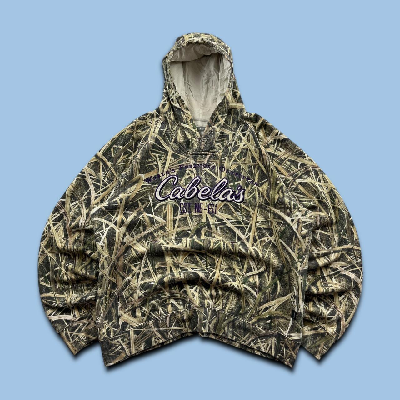 VINTAGE CABELAS REALTREE HOODIE CAMO