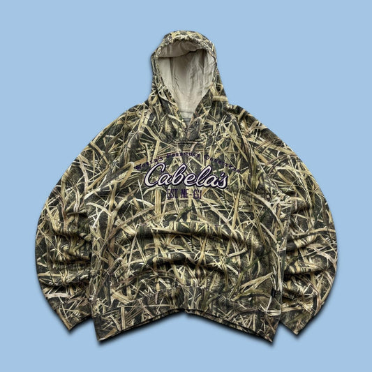 VINTAGE CABELAS REALTREE HOODIE CAMO