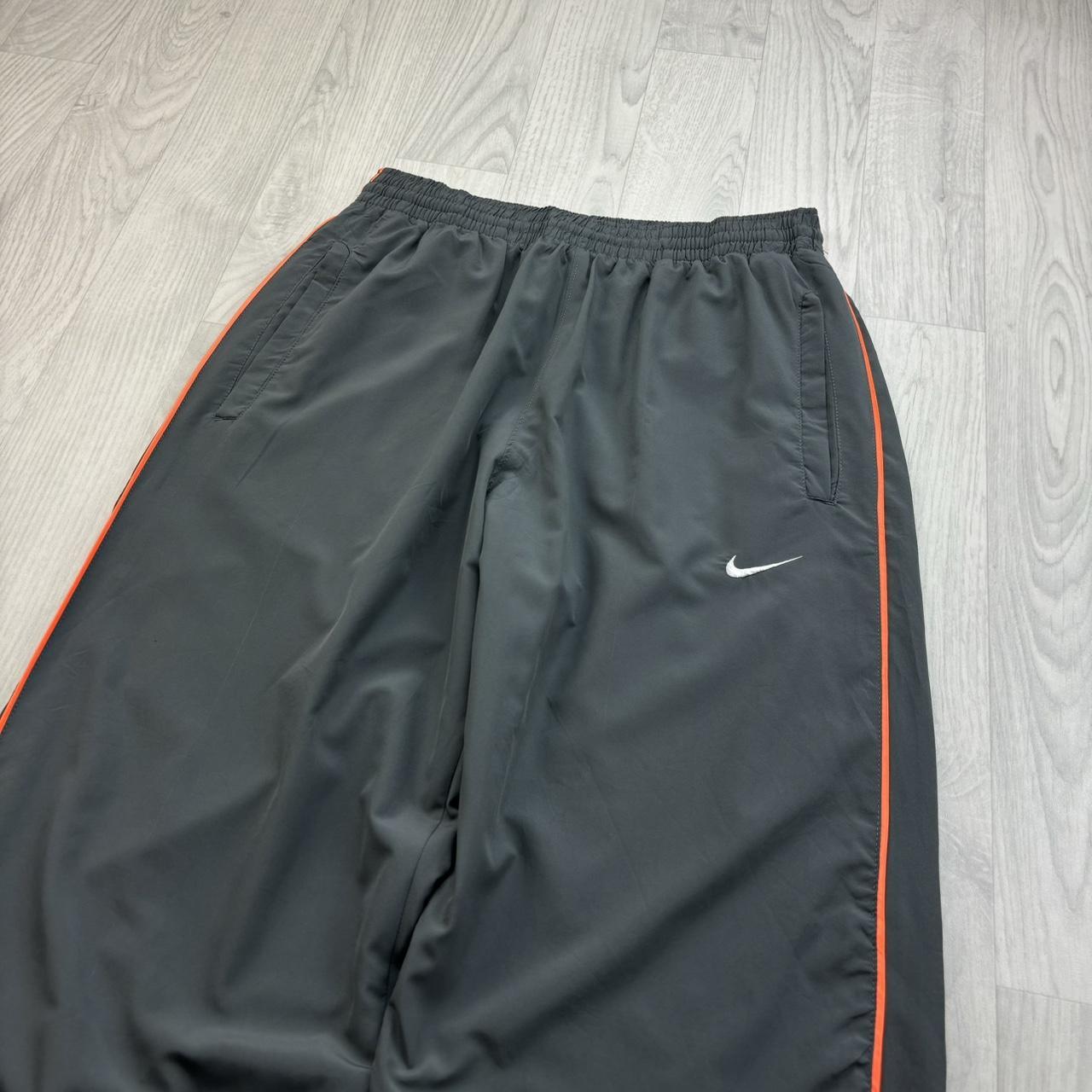 VINTAGE Y2K NIKE BAGGY TRACKSUIT BOTTOMS GREY