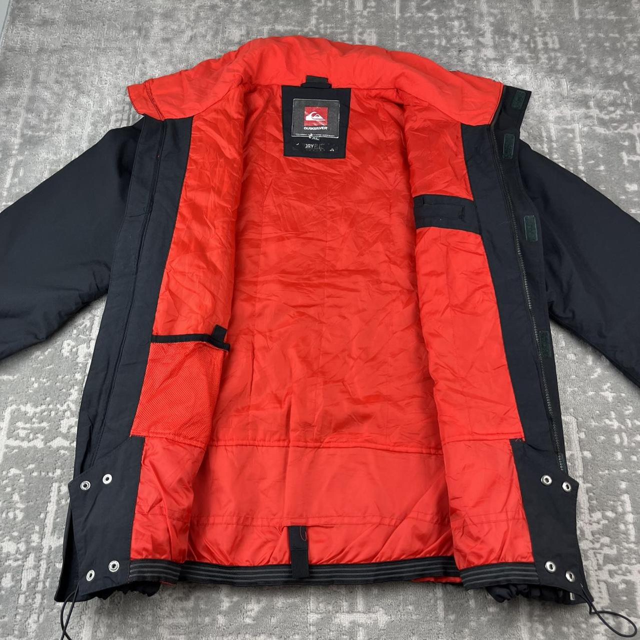 VINTAGE Y2K QUIKSILVER TECHNICAL SKI JACKET BLACK