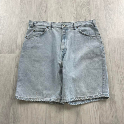 VINTAGE HUNT CLUB BAGGY LOOSE SKATER JORTS LIGHT BLUE (36w)