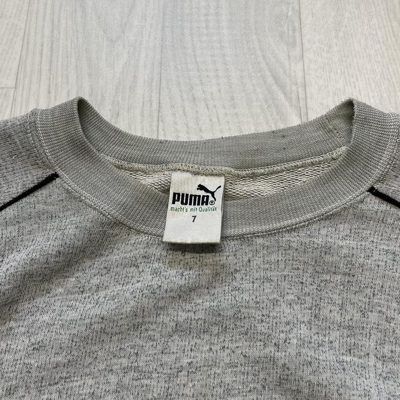 VINTAGE 90s PUMA GRAPHIC SWEATSHIRT GREY