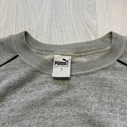 VINTAGE 90s PUMA GRAPHIC SWEATSHIRT GREY
