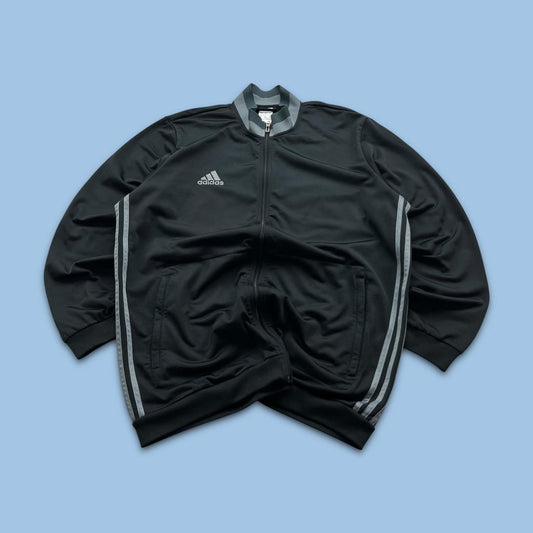 VINTAGE Y2K ADIDAS WINDBREAKER TRACK JACKET BLACK