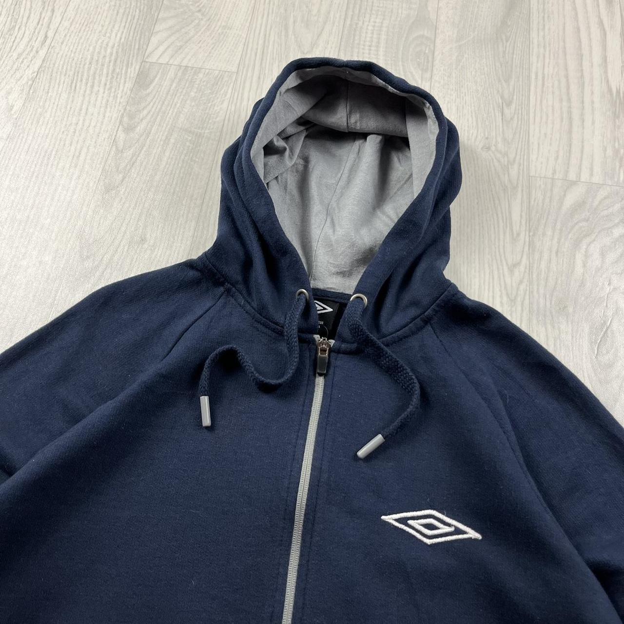 VINTAGE Y2K UMBRO ZIP HOODIE NAVY