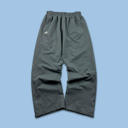 VINTAGE Y2K ADIDAS BAGGY TRACKSUIT BOTTOMS GREY