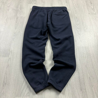 ADIDAS CUFFED COTTON SWEATPANTS NAVY