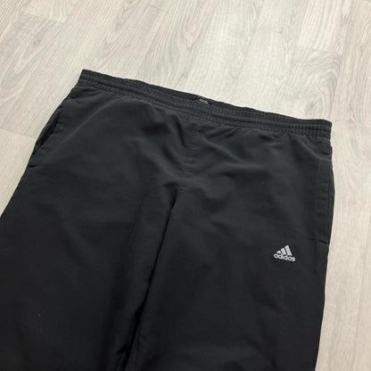 VINTAGE Y2K ADIDAS BAGGY TRACKSUIT BOTTOMS BLACK