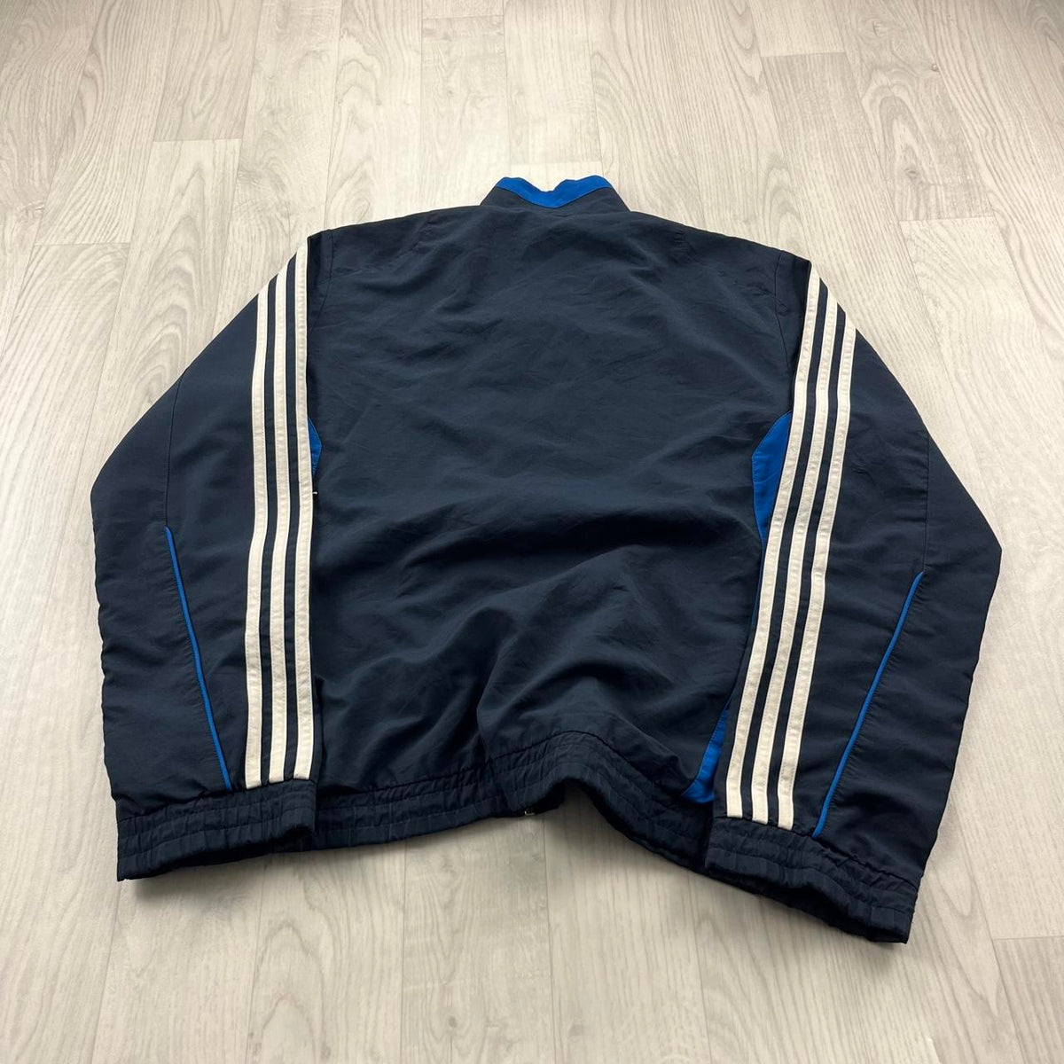 VINTAGE Y2K ADIDAS WINDBREAKER TRACK JACKET NAVY