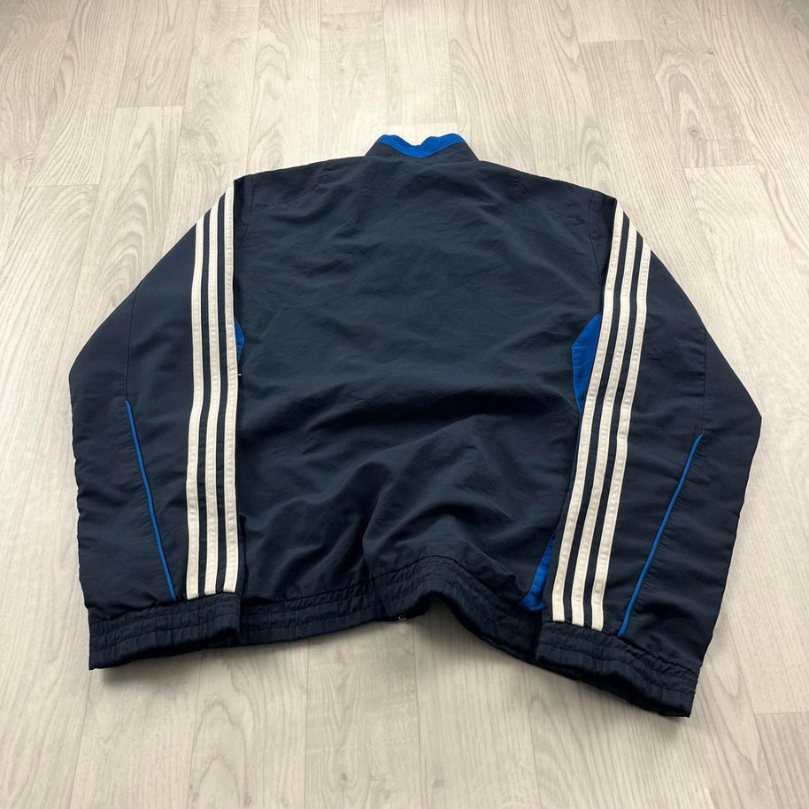 VINTAGE Y2K ADIDAS WINDBREAKER TRACK JACKET NAVY