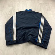 VINTAGE Y2K ADIDAS WINDBREAKER TRACK JACKET NAVY