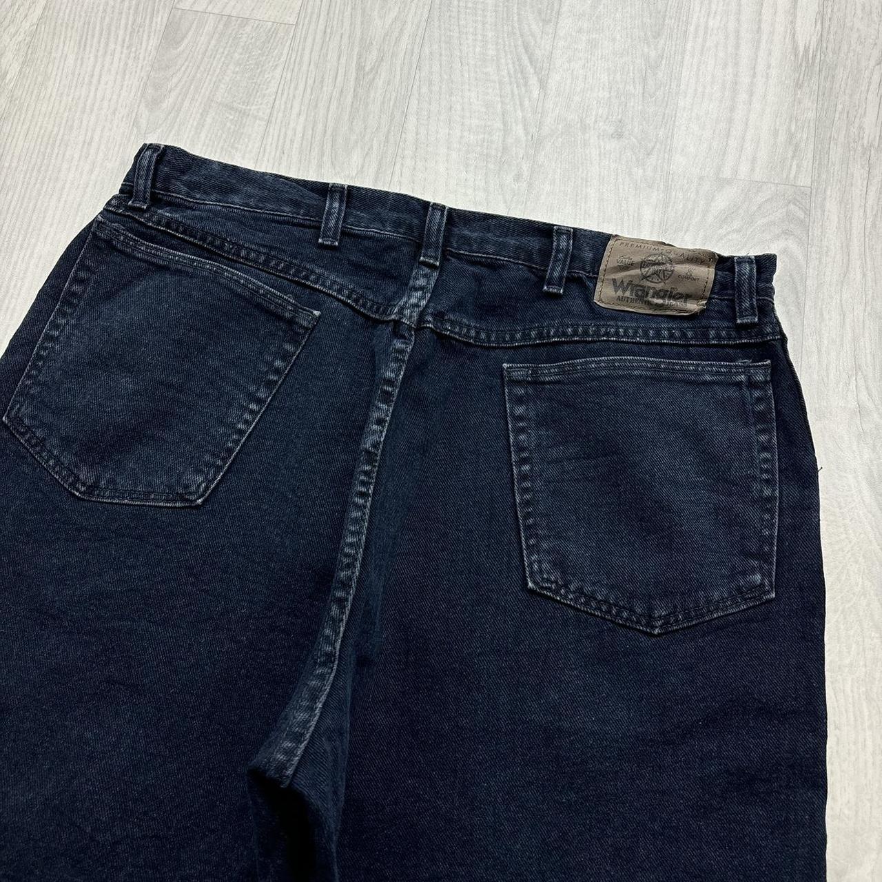 VINTAGE 00s WRANGLER BAGGY LOOSE JORTS NAVY