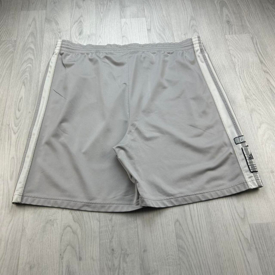 VINTAGE Y2K ADIDAS BAGGY BASKETBALL SPORT SHORTS GREY