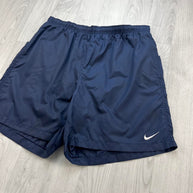 VINTAGE Y2K NIKE LOOSE SPORT SHORTS NAVY