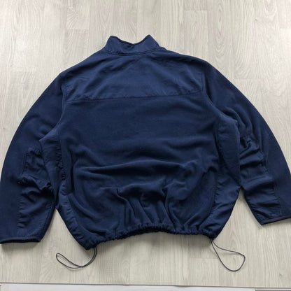 VINTAGE Y2K STARTER ZIP UP FLEECE NAVY