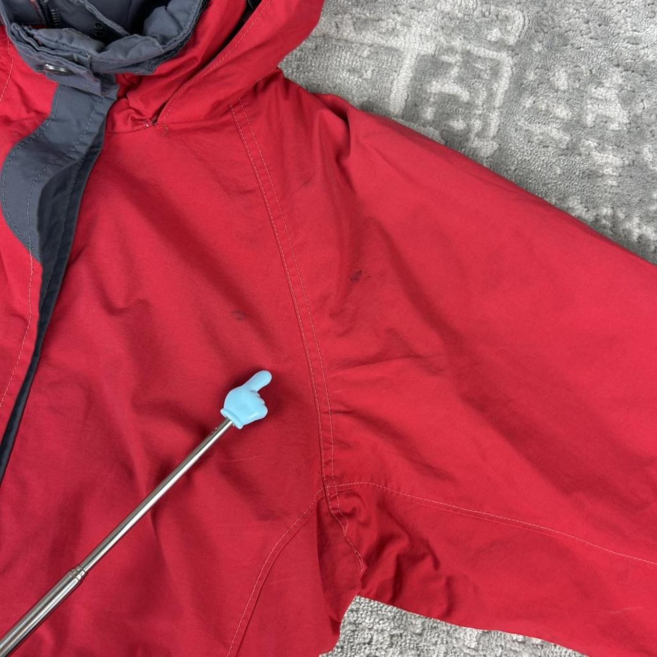 VINTAGE 00s COLUMBIA TECHNICAL HOODED UTILITY JACKET RED