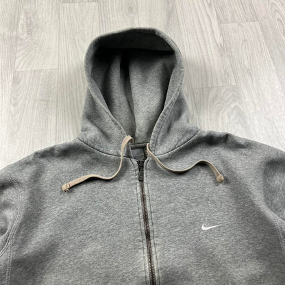 VINTAGE Y2K NIKE ZIP HOODIE GREY