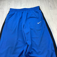 VINTAGE Y2K NIKE BASKETBALL BAGGY TRACKSUIT BOTTOMS BLUE