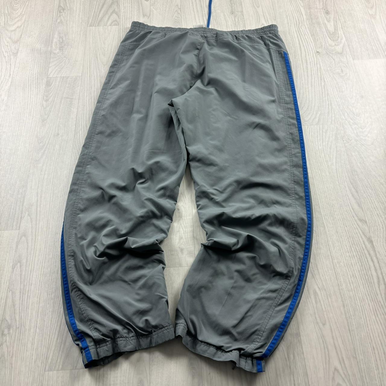 VINTAGE Y2K ADIDAS BAGGY TRACKSUIT BOTTOMS GREY