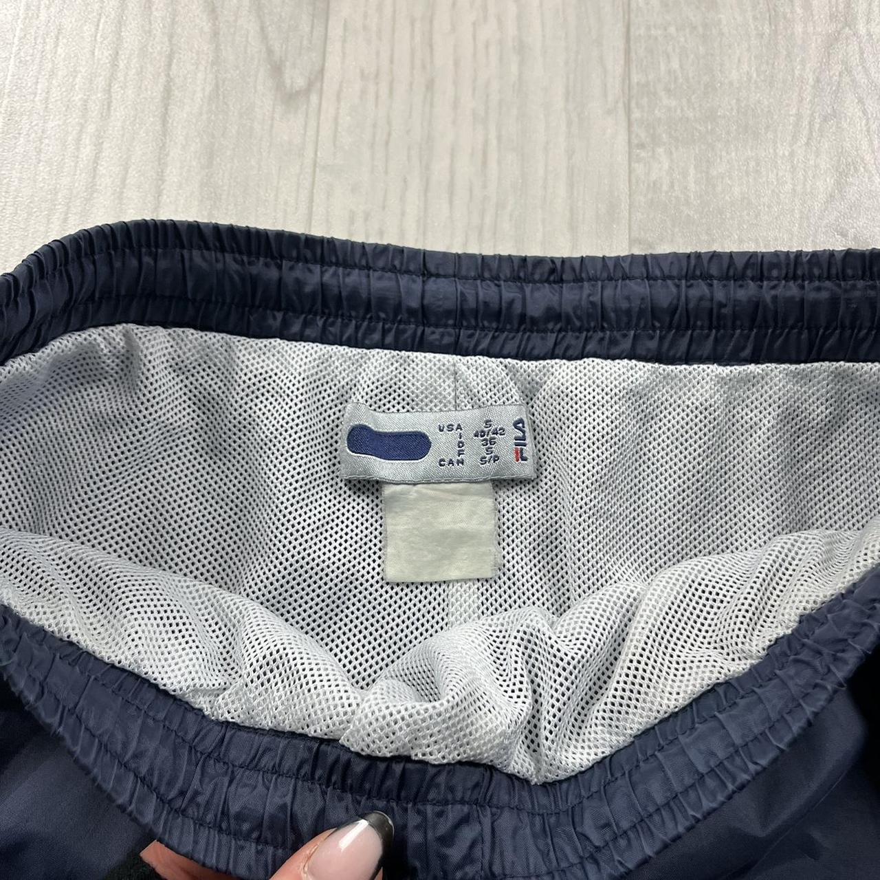 VINTAGE Y2K FILA BAGGY TRACKSUIT BOTTOMS NAVY