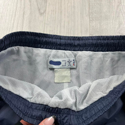 VINTAGE Y2K FILA BAGGY TRACKSUIT BOTTOMS NAVY