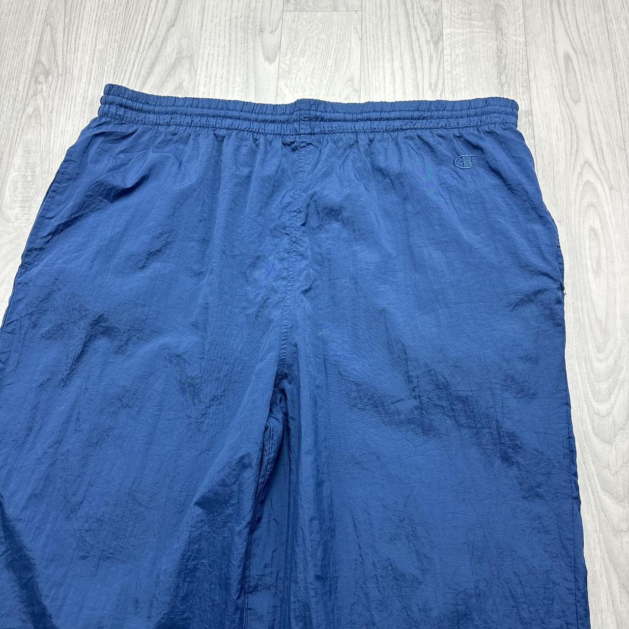 VINTAGE Y2K CHAMPION BAGGY TRACKSUIT BOTTOMS BLUE
