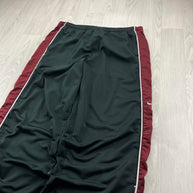 VINTAGE 90s NIKE BAGGY TRACKSUIT BOTTOMS DARK GREEN