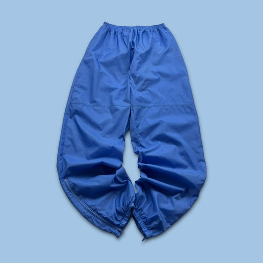VINTAGE 90s NIKE BAGGY TRACKSUIT BOTTOMS BLUE