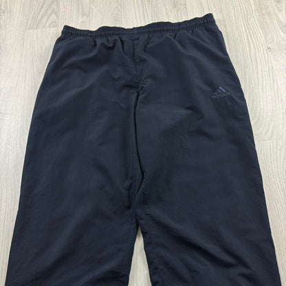 VINTAGE Y2K ADIDAS BAGGY TRACKSUIT BOTTOMS NAVY