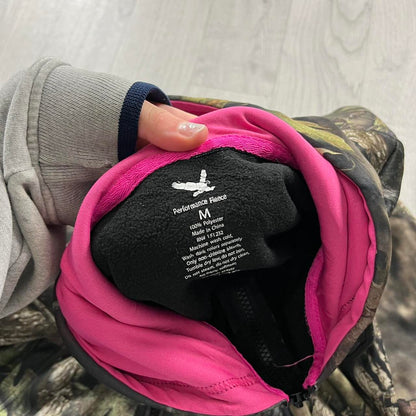 VINTAGE REALTREE ZIP HOODIE CAMO PINK