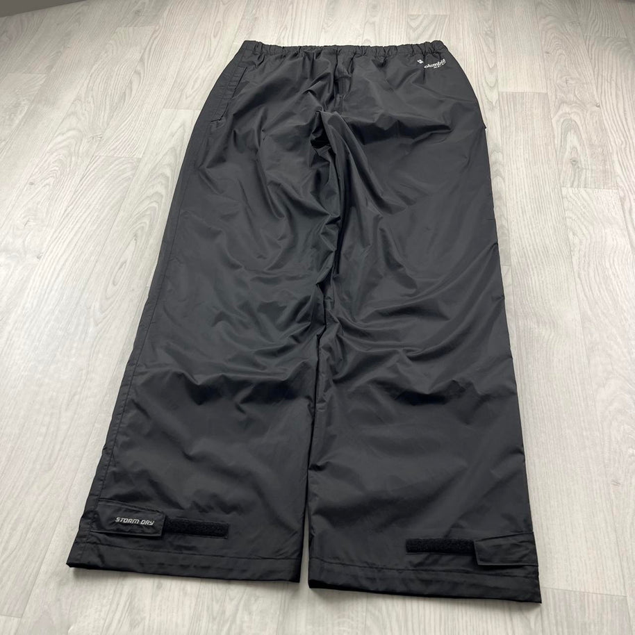 VINTAGE Y2K COLUMBIA BAGGY TRACKSUIT BOTTOMS BLACK