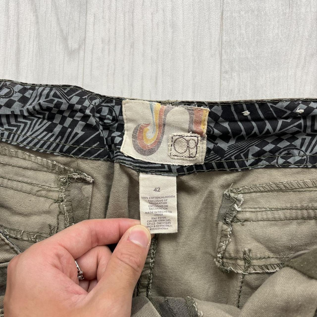 VINTAGE Y2K OCEAN PACIFIC BAGGY CAMO CARGO SHORTS