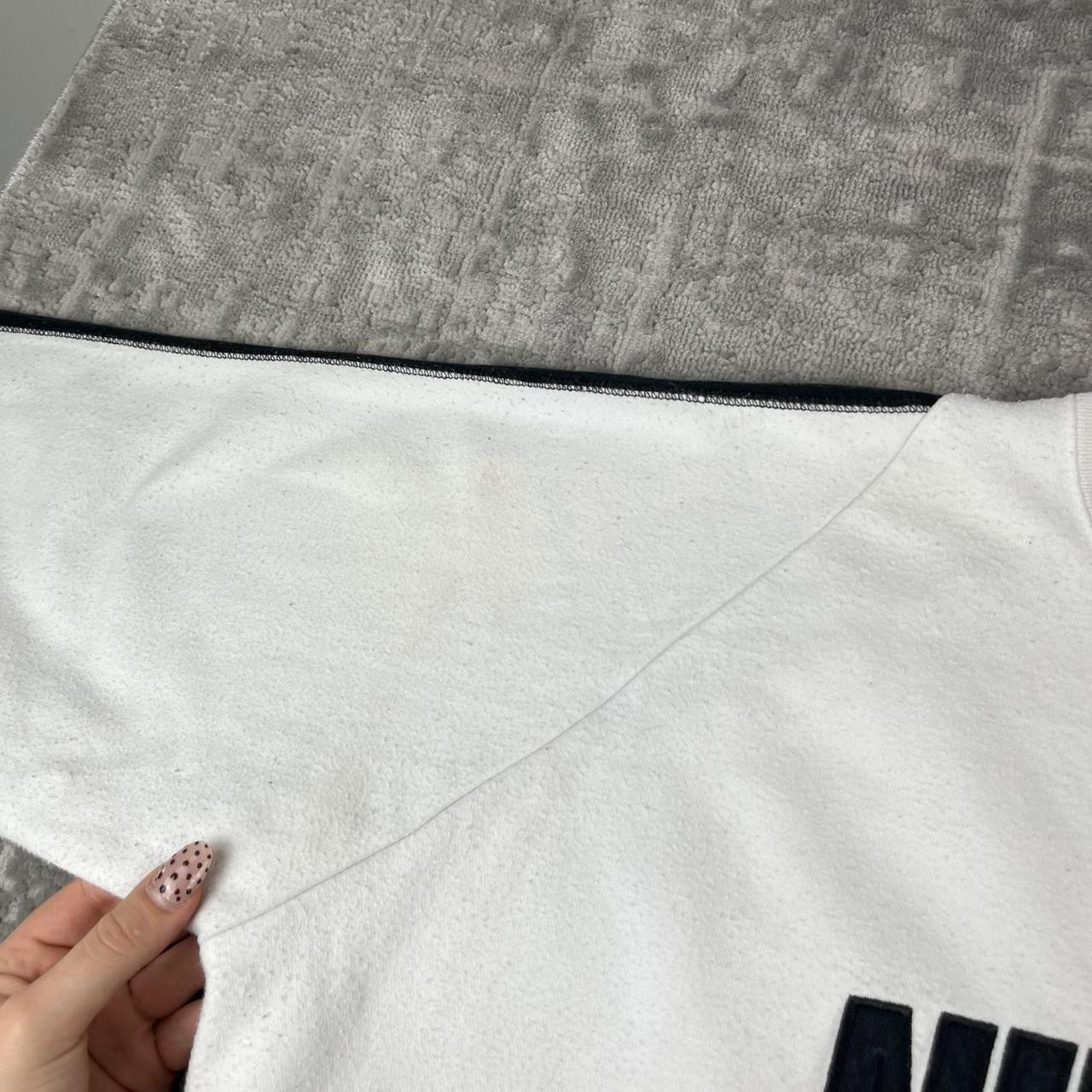 VINTAGE Y2K NIKE SPELL OUT BOXY SWEATSHIRT WHITE