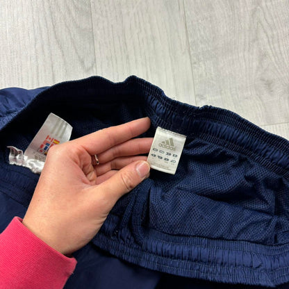 VINTAGE Y2K ADIDAS BAGGY TRACKSUIT BOTTOMS NAVY