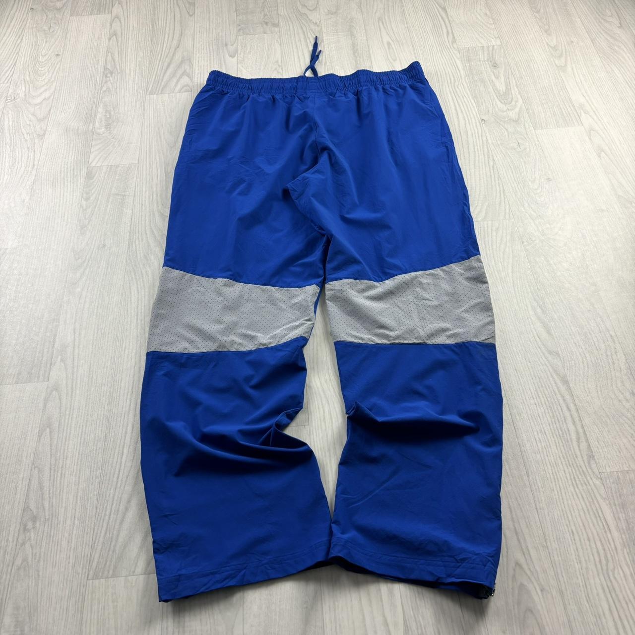 UNDER ARMOUR BAGGY TRACKSUIT BOTTOMS BLUE
