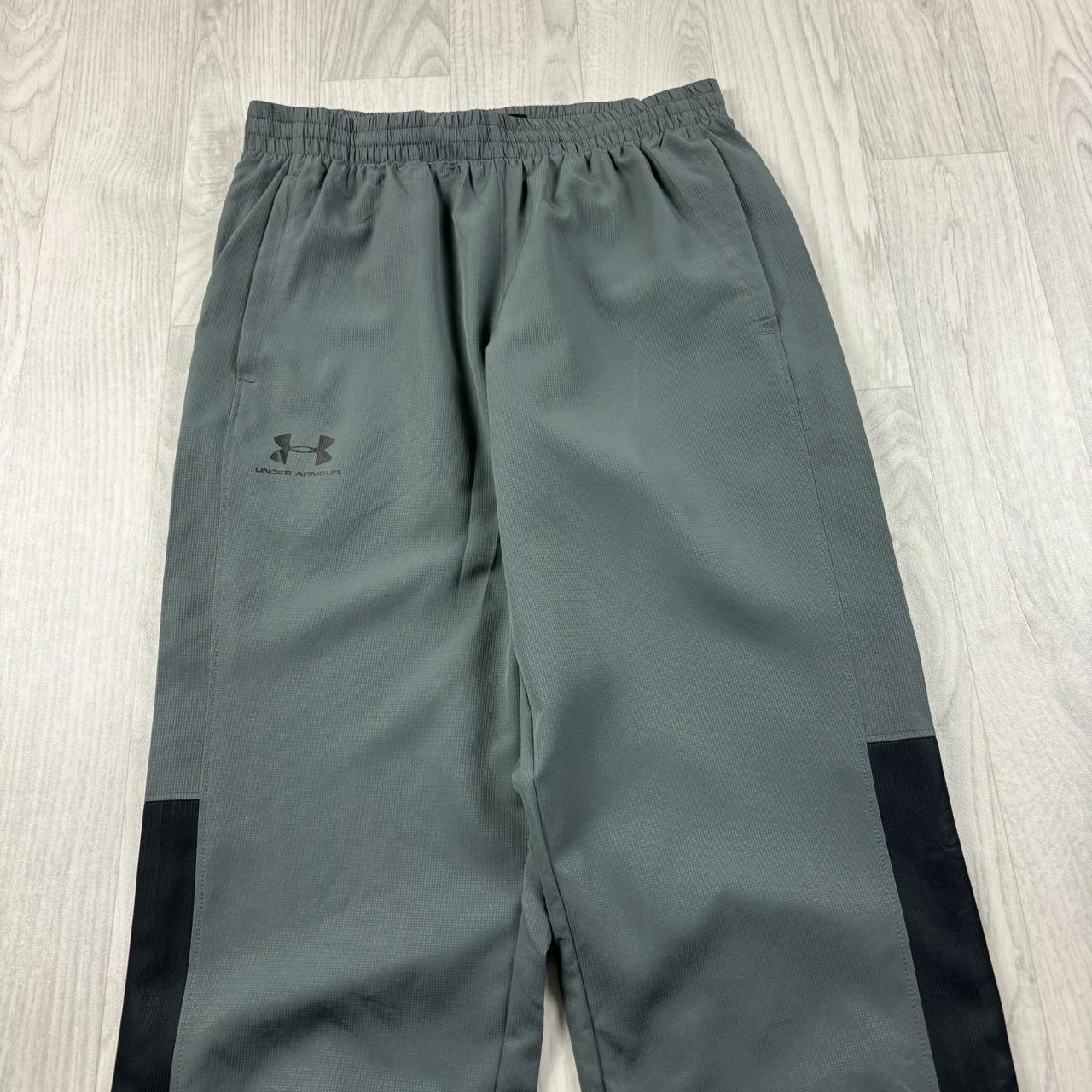 UNDER ARMOUR STRAIGHT LEG TRACKSUIT BOTTOMS GREY