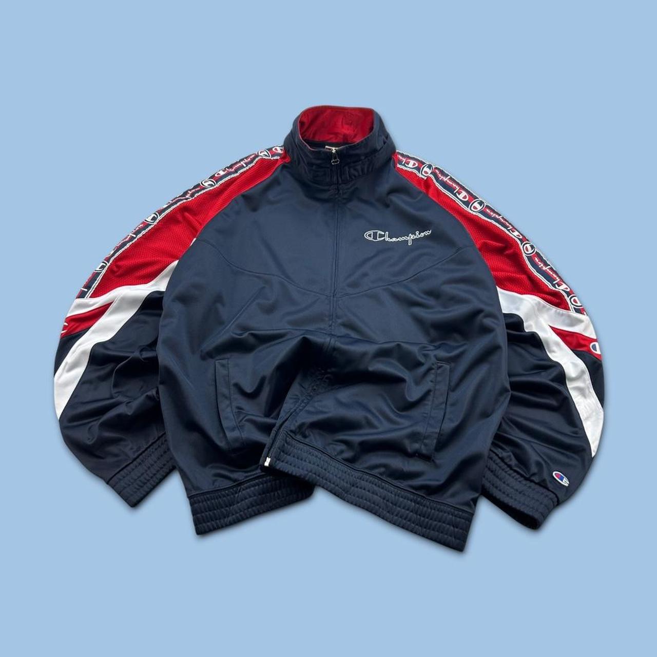 VINTAGE Y2K CHAMPION TRACK JACKET NAVY