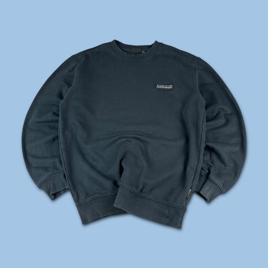 VINTAGE Y2K NAPAPIJRI SWEATSHIRT BLACK