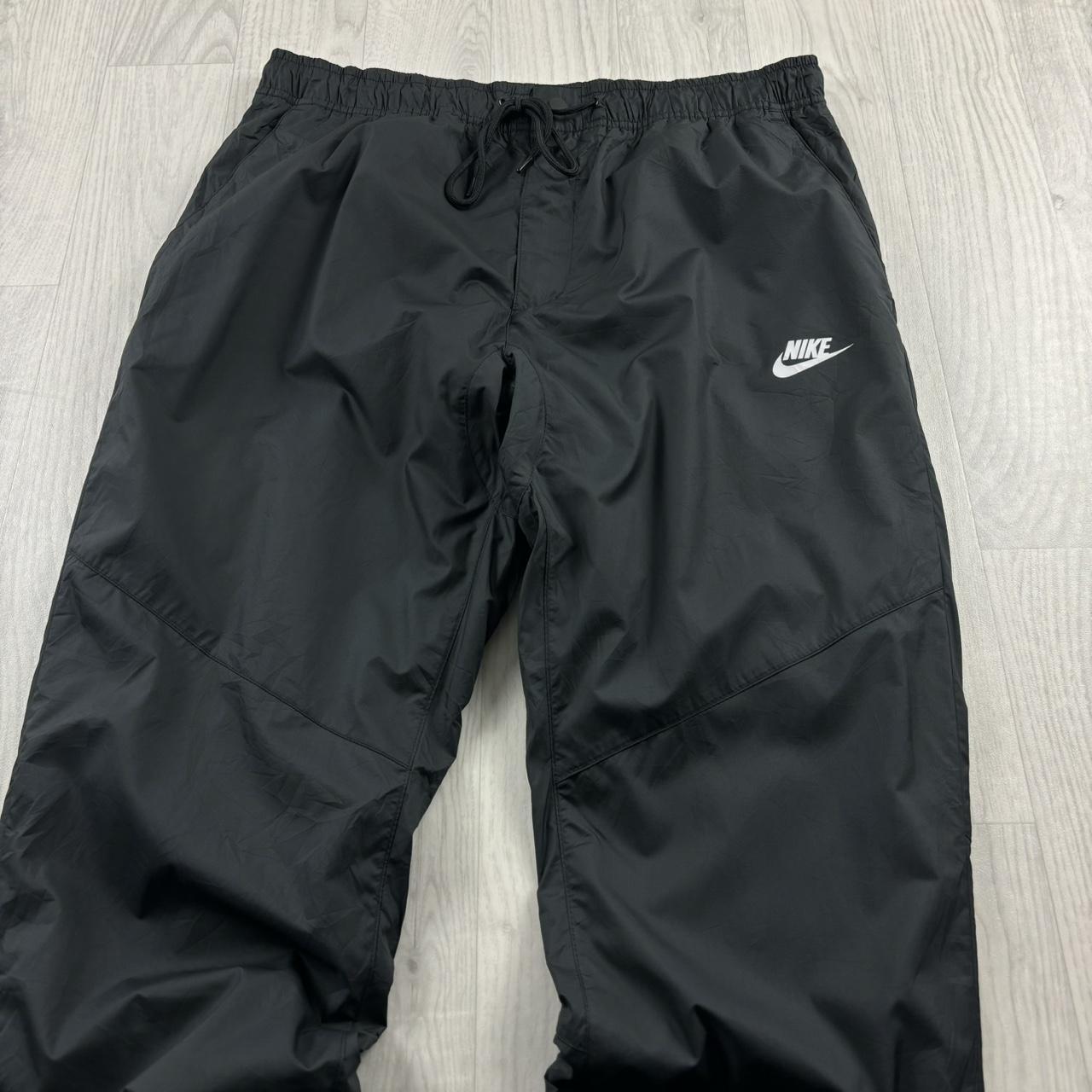 VINTAGE 00s NIKE BAGGY TRACKSUIT BOTTOMS BLACK