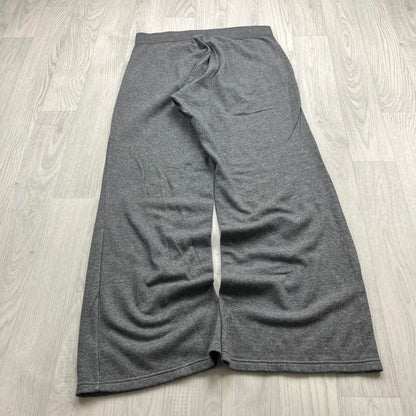 VINTAGE Y2K NIKE BAGGY FLARED COTTON SWEATPANTS GREY