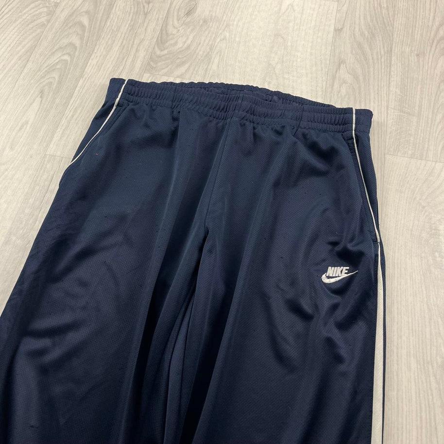 VINTAGE Y2K NIKE BAGGY TRACKSUIT BOTTOMS NAVY