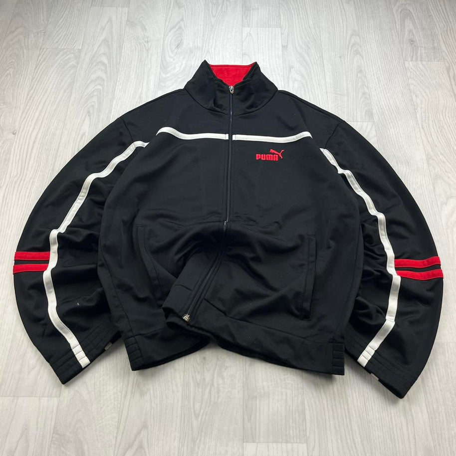 VINTAGE Y2K PUMA TRACK JACKET BLACK