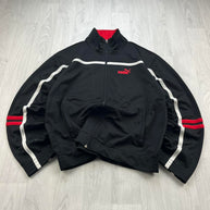 VINTAGE Y2K PUMA TRACK JACKET BLACK