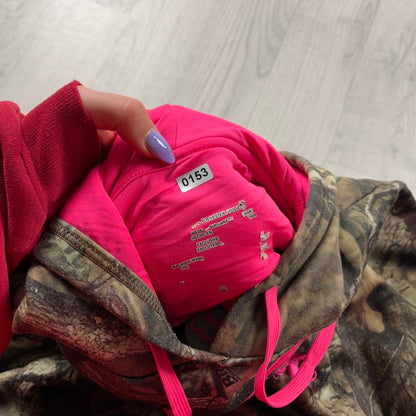 VINTAGE REALTREE MOSSY OAK HOODIE CAMO PINK
