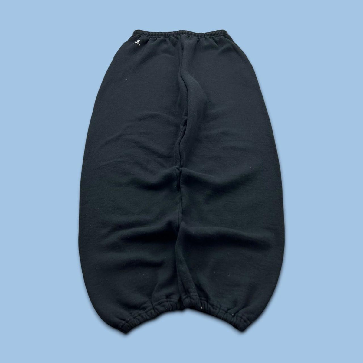 VINTAGE Y2K RUSSELL ATHLETIC BAGGY COTTON SWEATPANTS BLACK